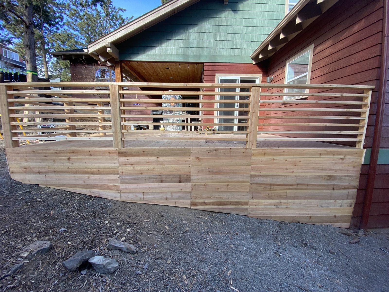 Custom outdoor structure built by High Pine Construction